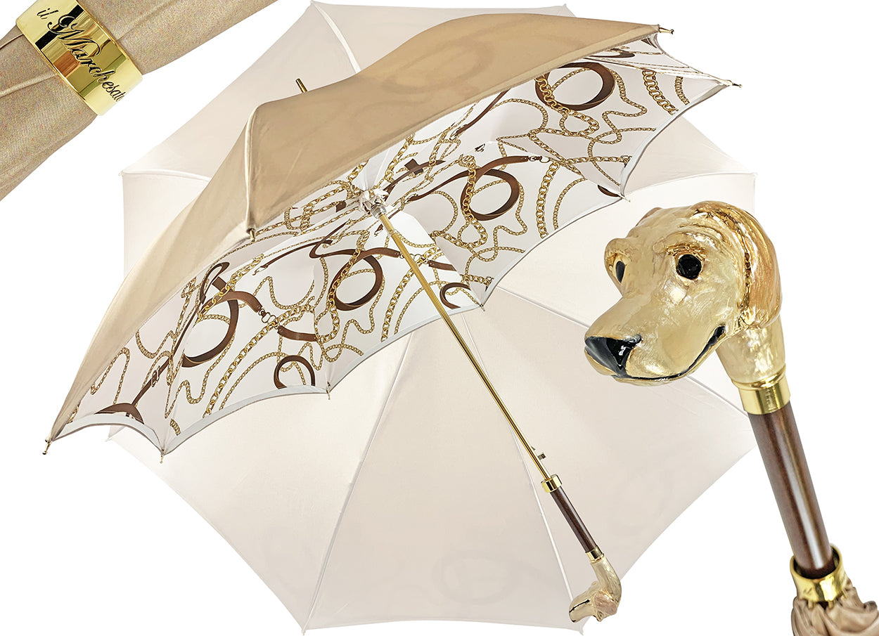 Umbrella with dog clearance design