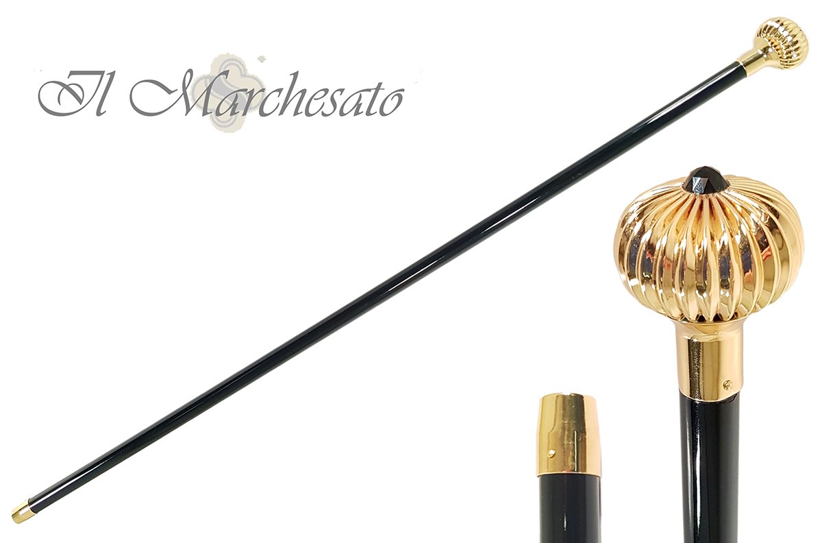 New Walking Stick Model in a Solid Brass – ilMarchesato - Luxury