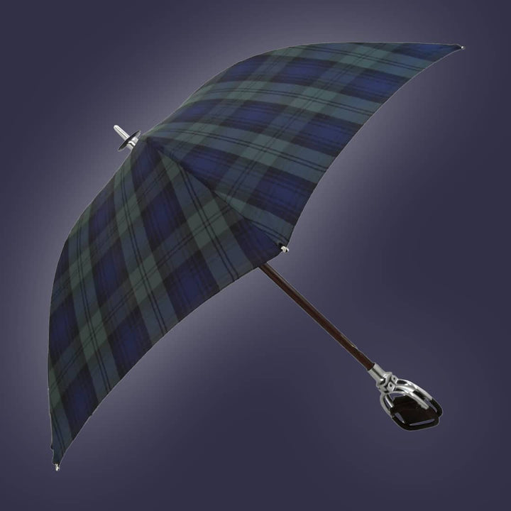 Elegant Man's umbrella with orange ostrich leather handle – ilMarchesato -  Luxury Umbrellas, Canes and Shoehorns