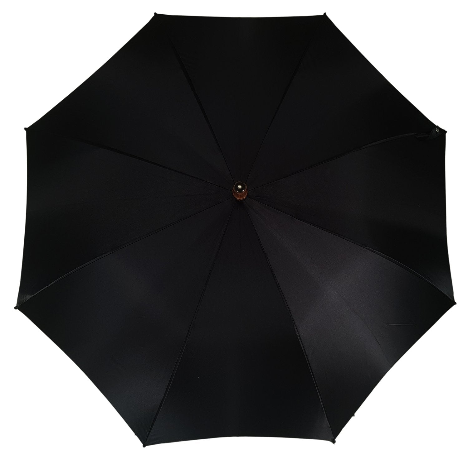 Classic Automatic Black Umbrella With Whanghee Handle