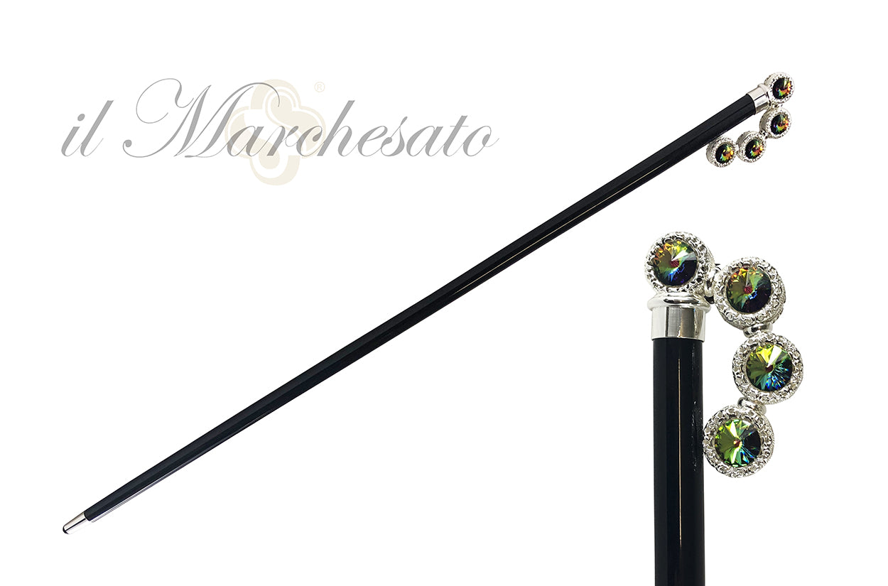 Nice Crystal Rhinestone Walking Stick – ilMarchesato - Luxury Umbrellas,  Canes and Shoehorns